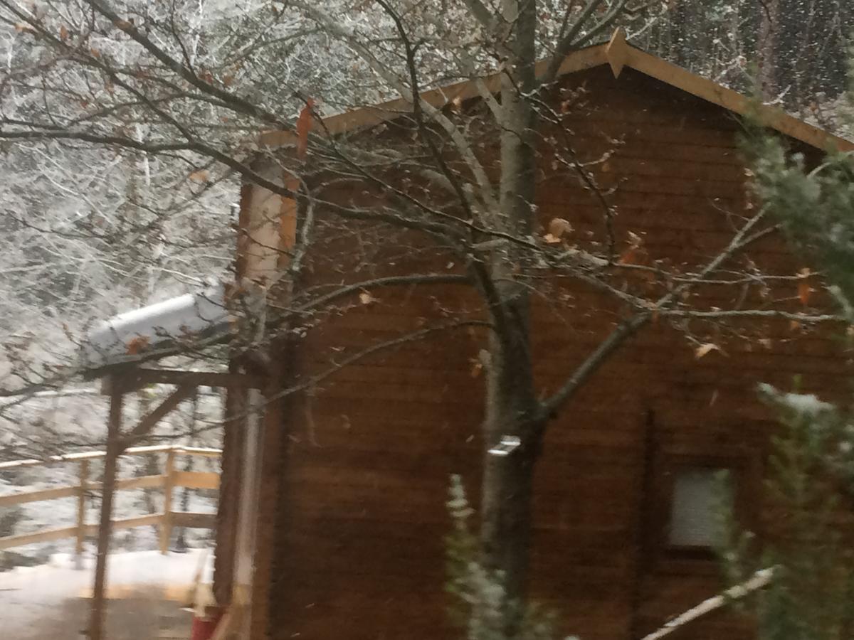 Gites Les Chalets Vezzani Spa Ruang foto